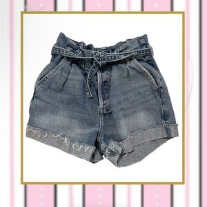 Hollister shorts - size 00 (23W) Paperbag waist with tie